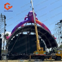 Poulpe Gonflable Géant pour Festival de Musique et Décoration de Scène, Modèle de Poulpe Gonflable, Tentacules de Poulpe Gonflables