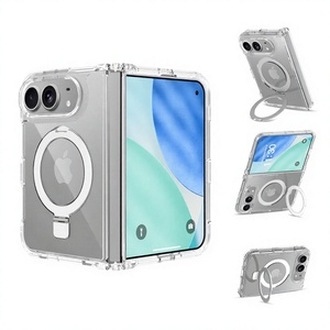 เคสโทรศัพท์แบบพับได้แม่เหล็กใสสำหรับ iPhone 18 Duo  วัสดุ TPU ป้องกันการกระแทก - Product Image 1