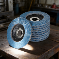 Disque à lamelles en alumine bleue pour ponçage et meulage de métaux, bois, quincaillerie et polissage avec meuleuse d'angle