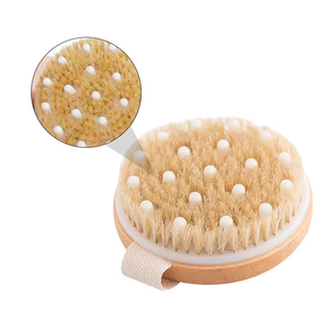 <span class=keywords><strong>Spazzola</strong></span> per il Corpo in Bambù con Logo Personalizzato, Ecologica, con Setole di Cinghiale, Esfoliante per <span class=keywords><strong>Cellulite</strong></span>, <span class=keywords><strong>Spazzola</strong></span> Rotonda per Massaggio Doccia - Product Image 2