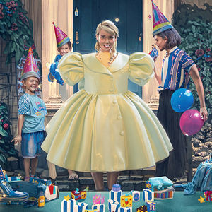 Vestido de Verano para Niñas, Sin Mangas, con Botones, Diseño de Princesa Pengpeng, Línea A, Hasta la Rodilla, Traje Infantil para Niña Pequeña - Product Image 3