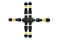Connecteur étanche IP68 M684-S 6 voies type S sans vis, connexion rapide avec ENEC ETL CE UKCA NSW CB RoHS OEM ODM, garantie 3 ans