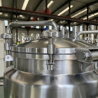 Fermenteur conique en acier inoxydable industriel de 500L 1000L avec chemise de refroidissement, équipement professionnel pour brasserie