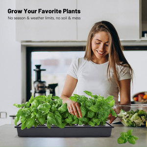 Ensemble de 1020 bacs de culture hydroponique en plastique pour plantes d'intérieur, auto-arrosants et écologiques, pour usage commercial - Product Image 2