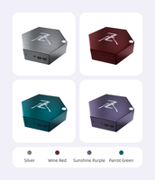 Mini PC Desainer Warna-Warni, Hijau Parrot/Ungu Matahari, AMD Ryzen 7 RAM 32GB, 1TB NVMe, untuk Kreator & Streamer yang Sadar Estetika