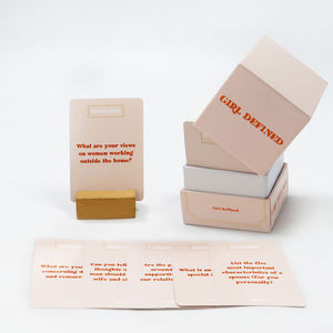 Matériau personnalisé cartes d'affirmation conception de pont santé <span class=keywords><strong>mentale</strong></span> phrases positives <span class=keywords><strong>carte</strong></span> de relaxation avec boîte - Product Image 5