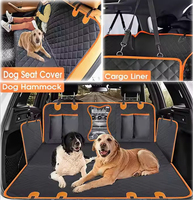 Tapis de siège de voiture Oxford durable, doux et imperméable pour chien, hamac antidérapant avec poches en polyester durable pour chats