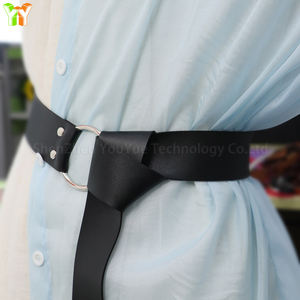 Cinturón de cuero Accesorios renacentistas Vintage Medieval Fiesta de Halloween Cosplay Disfraz Caballero Vikingo Guerrero Disfraz - Product Image 2
