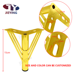 Jieying đồ nội thất ghế phụ kiện phần cứng ánh sáng sang trọng <span class=keywords><strong>sofa</strong></span> cơ sở kim loại chân đồ nội thất mạnh mẽ TV Tủ <span class=keywords><strong>sofa</strong></span> chân - Product Image 2