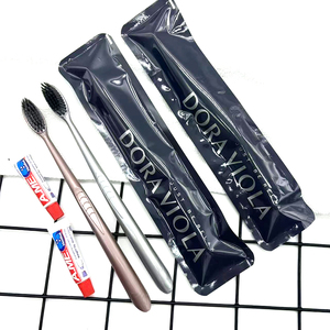 <span class=keywords><strong>Set</strong></span> fasilitas Hotel murni eko sekali pakai, tas sisir mandi kertas plastik untuk perjalanan persediaan Hotel - Product Image 3