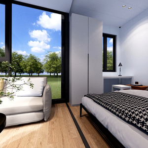 Dễ dàng lắp ráp nhà di chuyển prefab nhỏ 20ft vận chuyển <span class=keywords><strong>container</strong></span> nhà - Product Image 5