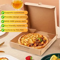 Fournisseur de boîtes à pizza en gros, emballages en carton, conception personnalisée, emballage imprimé, boîtes à pizza en carton ondulé bon marché avec votre propre logo