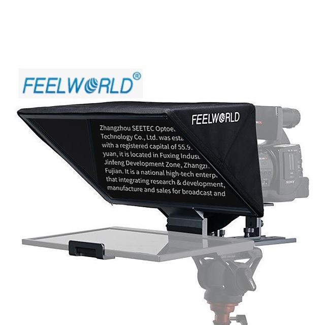 Top Selling Wireless Remote Control FEELWORLD TP16 16 Inch Tablet Horizontal Vertical Prompting Folding Teleprompter