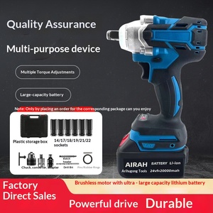 Clé à chocs sans fil 21V sans balais 300Nm 1/2 pouce, clé électrique 2400 tr/min avec batterie au lithium pour réparation de pneus de voiture, vente en gros OEM - Product Image 6