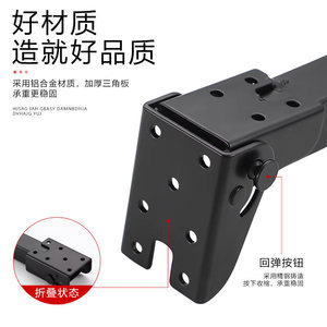Square Tube <b>Folding</b> Legs Cold Rolled Steel Strong Support For <b>Table</b> Storage Indoor Outdoor Use - Product Image 2
