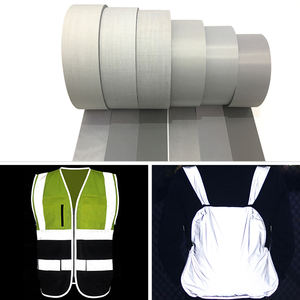 Pita Kain Reflektif Polyester yang Dapat Dicuci, Berfitur Cetak, dengan Strip Reflektif Perak Youguang Hi Vis untuk Pakaian Peringatan - Product Image 5