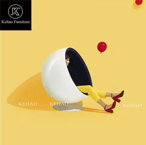 Silla de <span class=keywords><strong>descanso</strong></span> de tela de terciopelo de alta calidad, silla giratoria para vestíbulo de Hotel, sillón de relajación moderno - Product Image 6