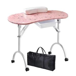 Mesa de Manicura Portátil Plegable de Alta Calidad para Salón de Uñas y Salón de Belleza - Product Image 4