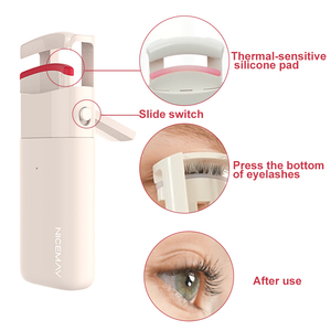 OEM Mini recourbe-cils électronique portable Cils en silicone chauffants électriques Outil de maquillage à usage quotidien rapide - Product Image 4