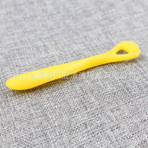 Raspador de lengua de gel suave Jsmoralcare Tpe de 12,3 cm, portátil para niños - Product Image 3
