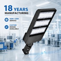 Lampu Jalan LED Modular 3 Modul Lampu Terpisah 100W 150W Tahan Air IP65 Braket Geser Dapat Disesuaikan untuk Jalan Utama dan Jalan Raya