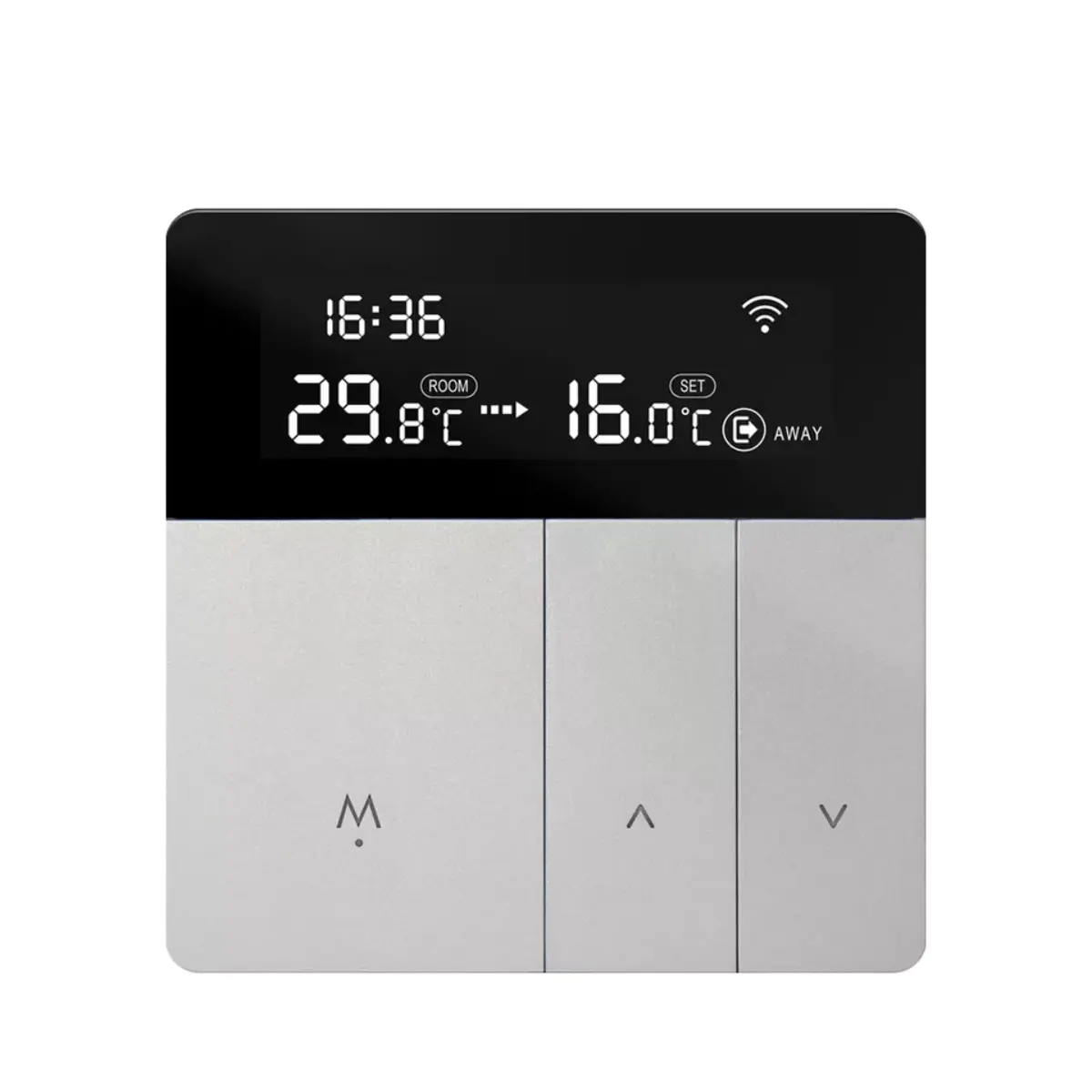 LCD Thermostat Water And Floor Heating Temperature Controller Mobile Phone WiFi Intelligent Remote Voice Control