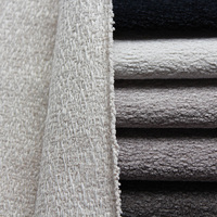 Poids lourd chaîne tricoté Boucle fournisseurs de tissu en gros Textile à la maison Teddy Boucle ignifuge tapisserie d'ameublement canapé tissu