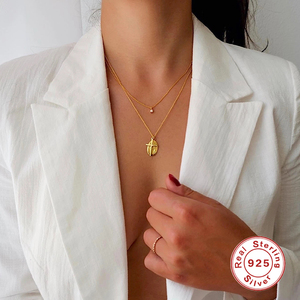 Fashion 925 Sterling <b>Silver</b> Women <b>Jewellery</b> 18K Gold <b>Plated</b> Four Claw Opal Pendant Necklace - Product Image 5