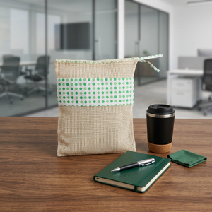 Bolsas Ecológicas con Cordón, Bolsas de Embalaje de Tela Reutilizables con Logotipo Personalizado, Venta al Por Mayor - Product Image 1