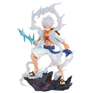 28CM una pieza figura juguetes <span class=keywords><strong>Anime</strong></span> dibujos animados Gear 5 sol Dios Nika Luffy PVC colección modelo figurita muñeca juguete para niños regalos - Product Image 6