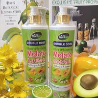 Beurre Corporel 500ml Vitamine C Molato Carotte Tricolore Hydratant Éclaircissant Raffermissant Non Gras Lotion Corporelle aux Fruits et Légumes