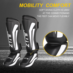 Tùy Chỉnh Muay Thái Bảo Vệ Ống Chân Tibiales Muay Thái Các Nhà Sản Xuất <span class=keywords><strong>Shin</strong></span> Mu Bước Bảo Vệ <span class=keywords><strong>MMA</strong></span> Đấm Bốc Bảo Vệ Pad - Product Image 4