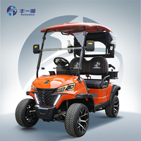 Voiturette de golf électrique 2 places certifiée CE, puissante, avec moteur KDS 5KW, batterie lithium 48V, châssis en acier, neuve, à vendre