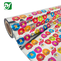 Film de couverture en aluminium pour gobelets, film personnalisé facile à décoller pour gobelets de chocolat et biscuits