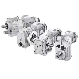 Caja reductora de engranajes helicoidales R RF RX RXF series 17 ~ <span class=keywords><strong>167</strong></span>, con motor de CA de 0.18KW ~ 160KW, brida montada en el pie, eje sólido - Product Image 5