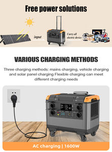 Générateur solaire portable 3000W 2688Wh haute capacité, alimentation de secours pour le camping en plein air, la maison et les camping-cars - Product Image 6