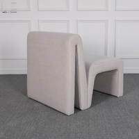 Fauteuil inclinable moderne de style nordique, confortable et relaxant, en bouclette blanche, pour salon, design original et luxueux