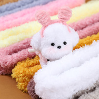 Boneka simulasi putar bulu karang 20mm 1M, boneka buatan tangan DIY bahan padat tebal kualitas tinggi batang Chenille