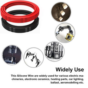 Cable de Silicona Extra Suave de 16AWG, para Suministro de Energía, Baterías de Litio, Ultraflexible, Resistente a Altas Temperaturas (200 Grados), Color Negro - Product Image 4