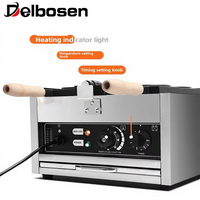 Machine à gaufres Blios de qualité alimentaire à prix d'usine, haute efficacité, en acier inoxydable, 220V 50Hz 60Hz pour la restauration commerciale