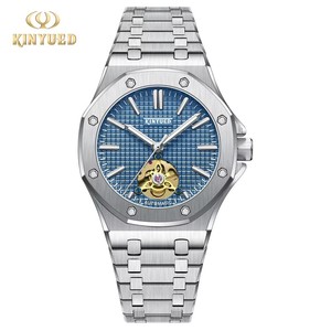 Montre mécanique automatique pour homme KINYUED, résistante à l'eau 3BAR, affichage lumineux, luxe, mode - Product Image 1