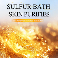 Gel Douche au Soufre Anti-Acariens et Anti-Acné 3-en-1 Contrôle du Sébum Hydratant pour Douche Quotidienne OEM ODM Marque Privée