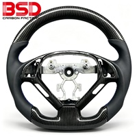 Accessoires intérieurs de voiture, volant en fibre de carbone nid d'abeille pour Infiniti G37 G37S