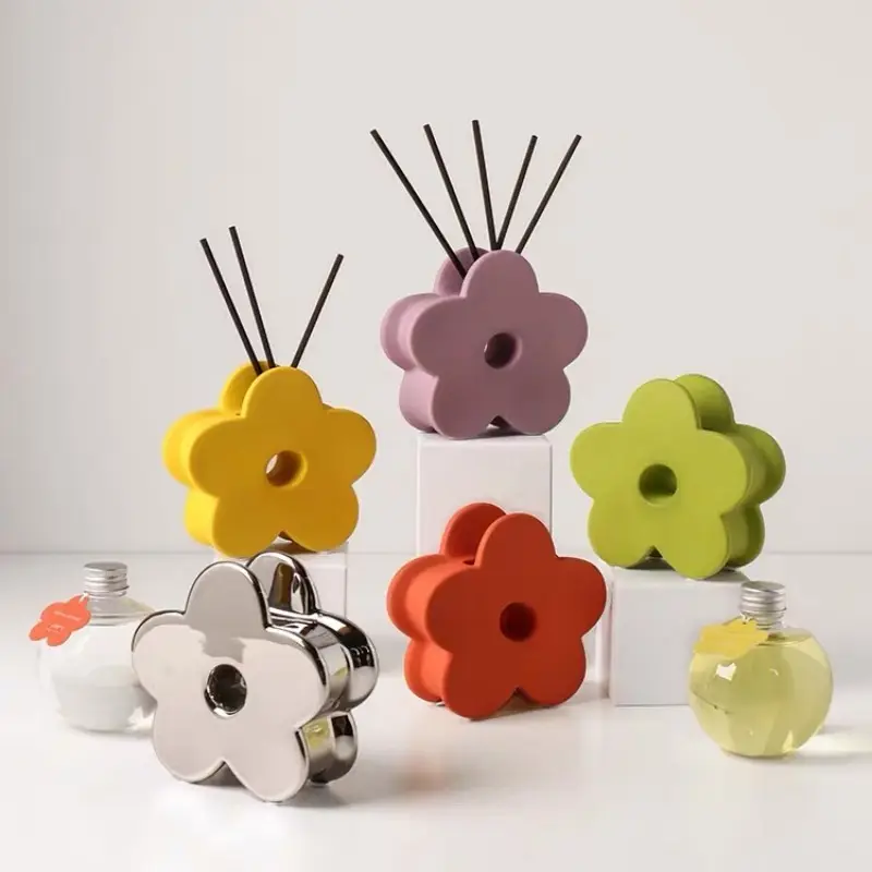 ENO新しいデザインカスタム卸売家の装飾花の形アロマリードディフューザーギフト