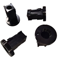 Composants CNC de précision à faible coût en POM, PA, PE, ABS, Nylon, usinés par perçage, fabrication de pièces métalliques, services de fonderie et d'usinage CNC