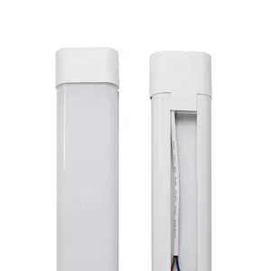 超亮节能ic驱动器36w 48w铁ra80净化灯具4英尺1.2米线性板条照明贴片发光二极管灯管