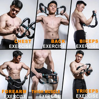 Appareil d'exercice pour la poitrine Twist Arm Trainer, résistance réglable, acier, 2 kg, pour hommes et femmes, accessoires de fitness