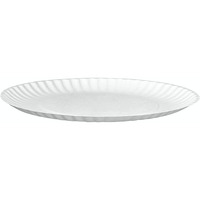 Assiette de canne à sucre jetable Assiette ronde de 6 pouces Assiettes en papier jetables