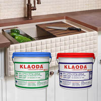 KEDA-pegamento de resina epoxi para mármol, juego rápido de 2 piezas, 1L, 10L, blanco, superventas