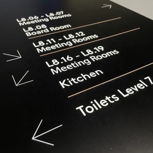 <strong>Personalised</strong> <strong>Wooden</strong> Acrylic Door <strong>Sign</strong> Location Signage Custom Wall Room Name Plate Office Apartment Hotel Signage Direction <strong>Sign</strong> - Product Image 6